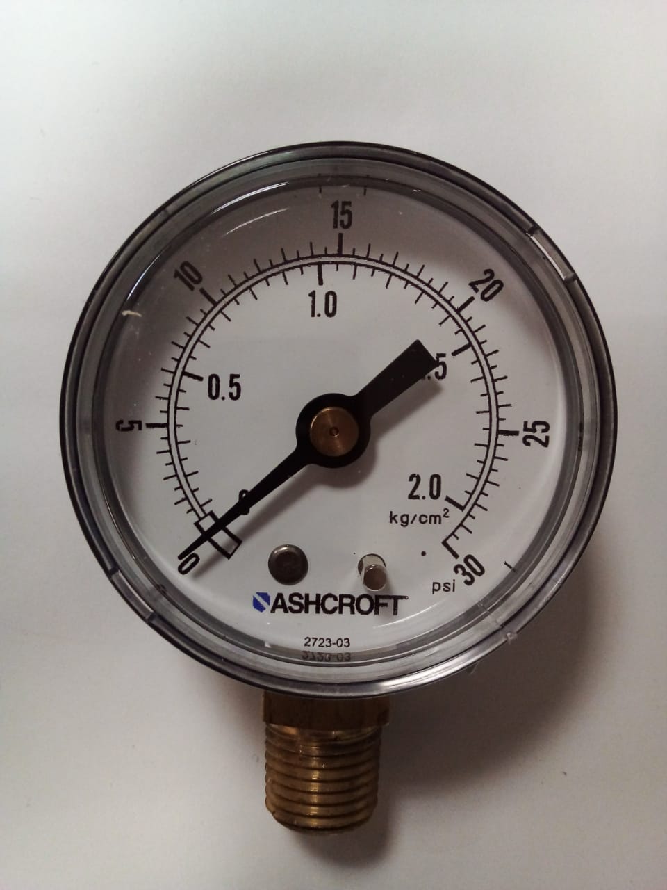 manómetro Ashcroft de 30 psi